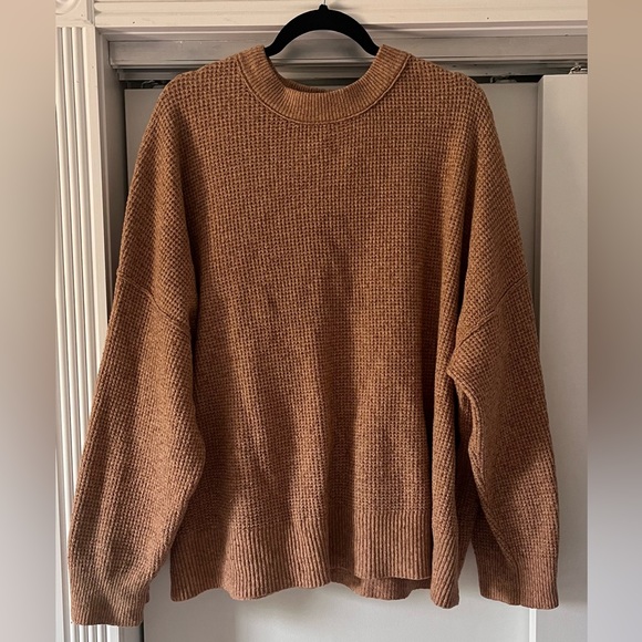 Aerie Tan Knit Sweater - Picture 1 of 6